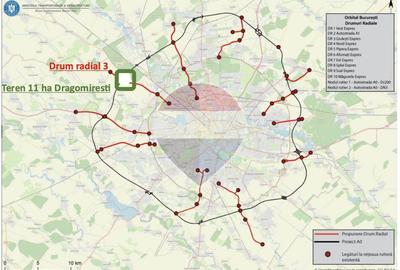 Teren Construcții intravilan de 111571 mp, în Dragomirești-Vale