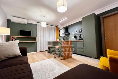 Apartament cu 2 camere semidecomandat, mobilat în Circumvalațiunii