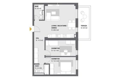APARTAMENT NOU, CENTRALA PROPRIE, COMISION 0% - 2