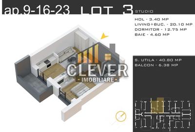 Studio 2 camere, Incalzire prin Pardoseala- zona Pallady - 2
