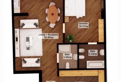Apartament superb cu 2 camere, 97 mp - Dorobanti, bloc 2010 - 12