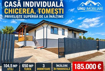 Casă individuală cu 4 camere în Tomești