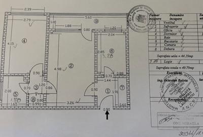 Apartament cu 2 camere semidecomandat în Basarabia
