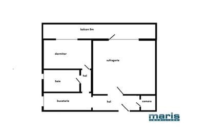 Apartament 2 camere Dambu etaj 2 renovat recent - 12