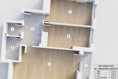 Apartament 3 camere, bloc nou NZEB, zona Pod IRA - 1