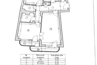 Apartament 3 camere decomandat, 78 mp, 2 balcoane, etaj 9/10, Basarabia - 7