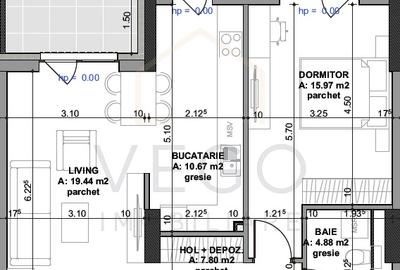 Apartament cu 2 camere in imobil nou, terasa 13 mp, zona Fabricii - 4