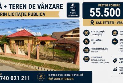 Casă individuală cu 3 camere în Câmpuri
