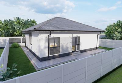 CASĂ NOUĂ INDIVIDUALĂ – 3 DORMITOARE – TEREN 335 MP – LA CHEIE – 130.000€ - 1