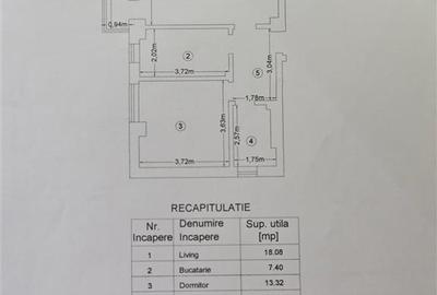 Apartament 2 camere Tatarasi, bloc nou, etaj intermediar - 9