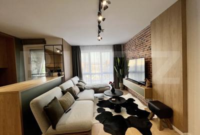 Apartament cu 2 camere semidecomandat, mobilat în Florești