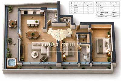PENTHOUSE EXCLUSIVIST | HERĂSTRĂU – AVIAȚIEI - 3 LOCURI DE PARCARE -42MP TERASA - 11