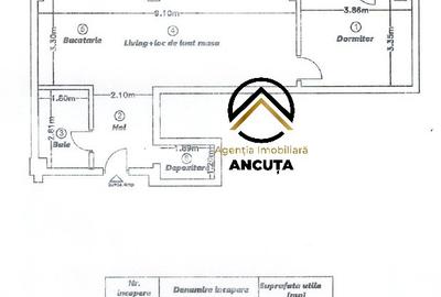 Apartament cu 2 camere semidecomandat în Dâmbul Rotund
