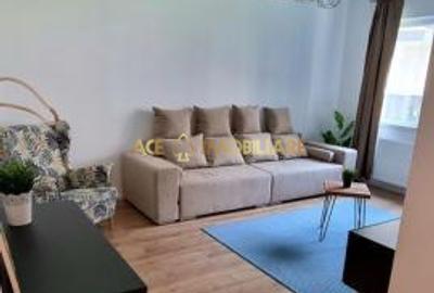 Apartament cu 2 camere semidecomandat, mobilat în Regie