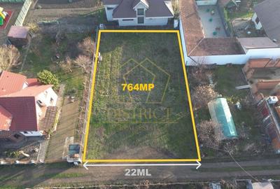 Teren Construcții intravilan de 764 mp, în Moșnița Veche