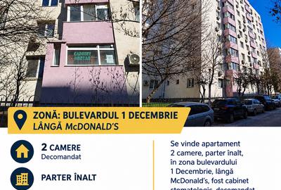 Apartament 2 camere parter inalt fost cabinet stomatologic - 1