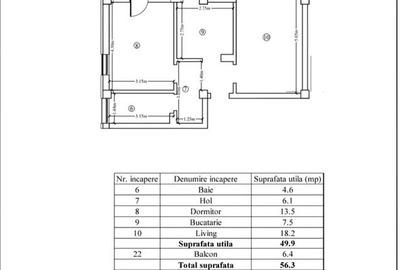 Finalizat si intabulat: apartament nou, 2 camere, CUG - Iasi - 9
