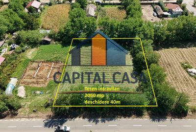 Teren Construcții intravilan de 2060 mp, în Movilița