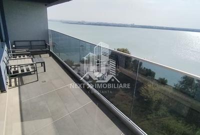 Apartament 2 cam, Mamaia zona Rex, la alb, vedere lac - 4