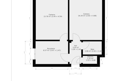 Iulius Mall,  etaj 1, apartament disponibil - 6