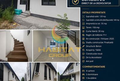 VILĂ NOUĂ | 130 MP UTILI | 4 CAMERE | COMISION 0% | MUTARE IMEDIATĂ - 1