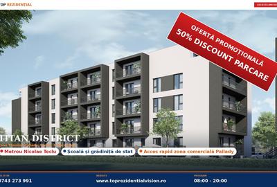 Apartament cu 2 camere decomandat în Theodor Pallady