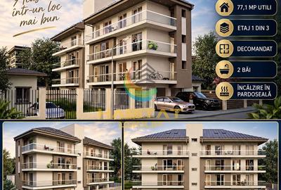Apartament cu 3 camere decomandat în Brâncoveanu