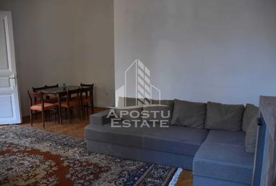 Apartament cu 2 camere semidecomandat, mobilat în Cetății