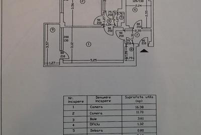 Apartament cu 2 camere semidecomandat în Iancului