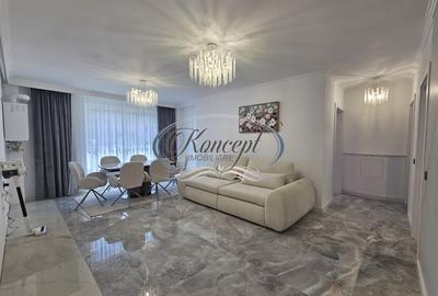 Apartament cu 3 camere semidecomandat, mobilat în Florești
