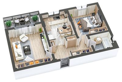 Apartament 2 camere decomandate 60mp + 5mp balcon zona Ciresica - 7