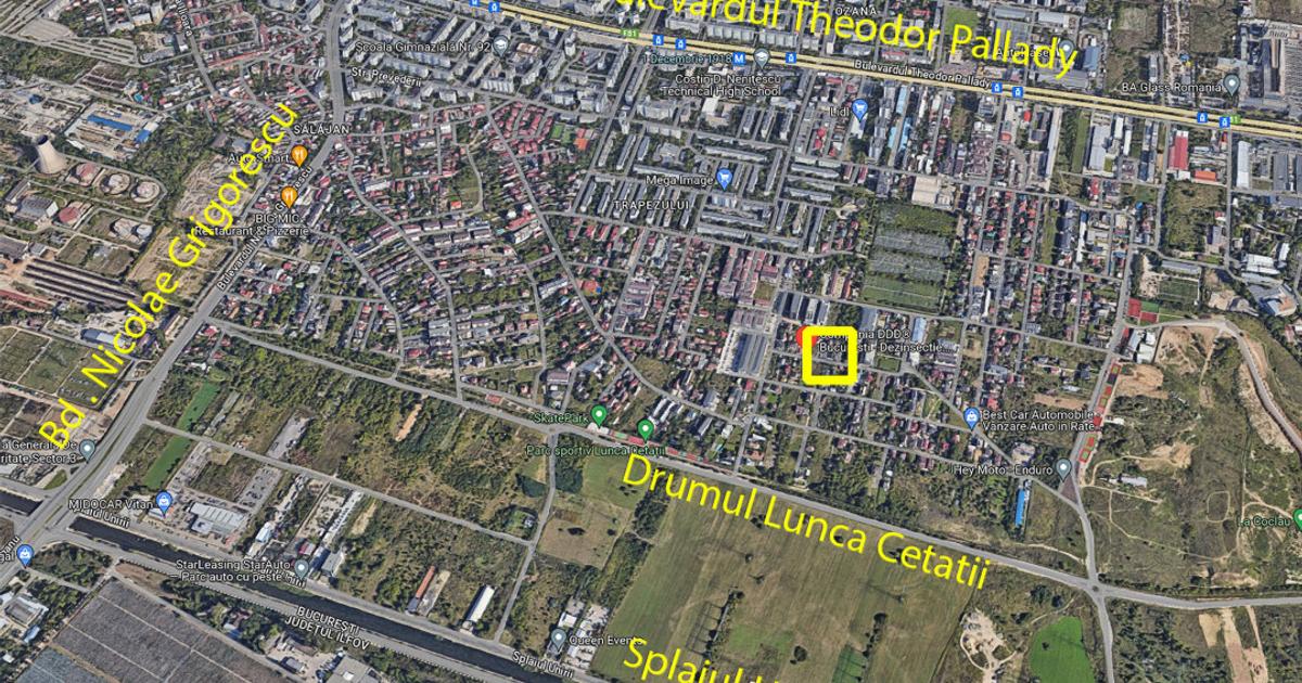 Terenuri construcţii de vânzare pe Strada Malul Mierii în Sector 3