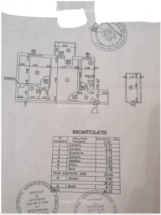 2 Camere | Militari- Moinesti | Balcon+Boxa | Nerenovat - 1
