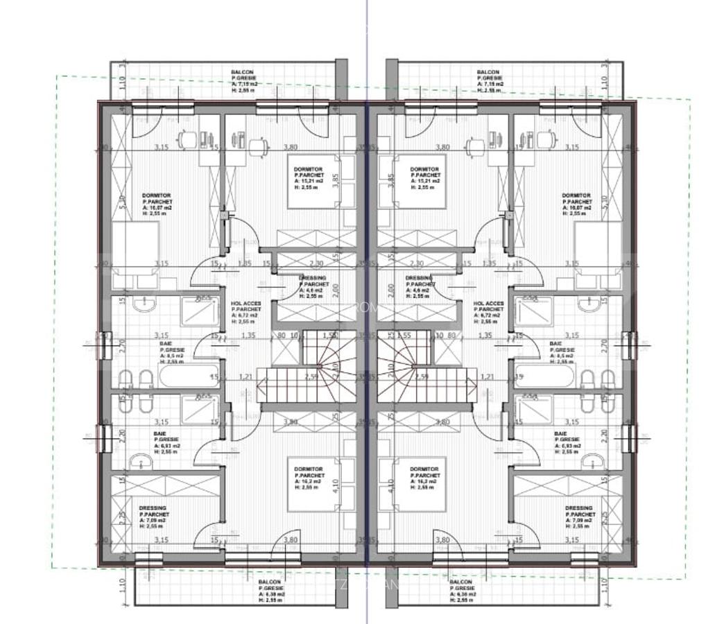 Casa 180 mp, standarde nzeb, garaj dublu, in ansamblu premium - 7