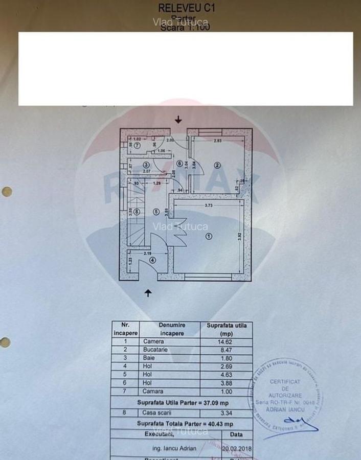 Casa / Vila cu 3 camere de inchiriat strada Pargarilor Stefan cel Mare - 8