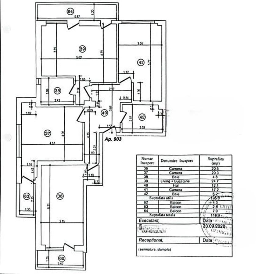Apartament modern cu 4 camere, decomandat, in zona Piata Presei Libere - 21