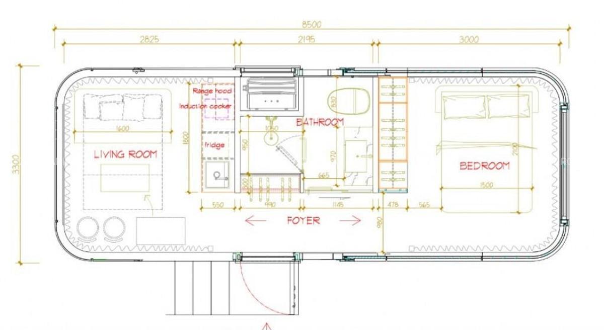 Casa tip Capsula de la View Box Houses - modelul Barcelona - 1