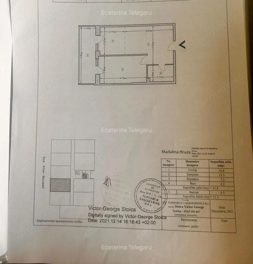 OFERTA - Apartament 2 camere, bloc nou, centrala proprie, LOC PARCARE INCLUS! - 13