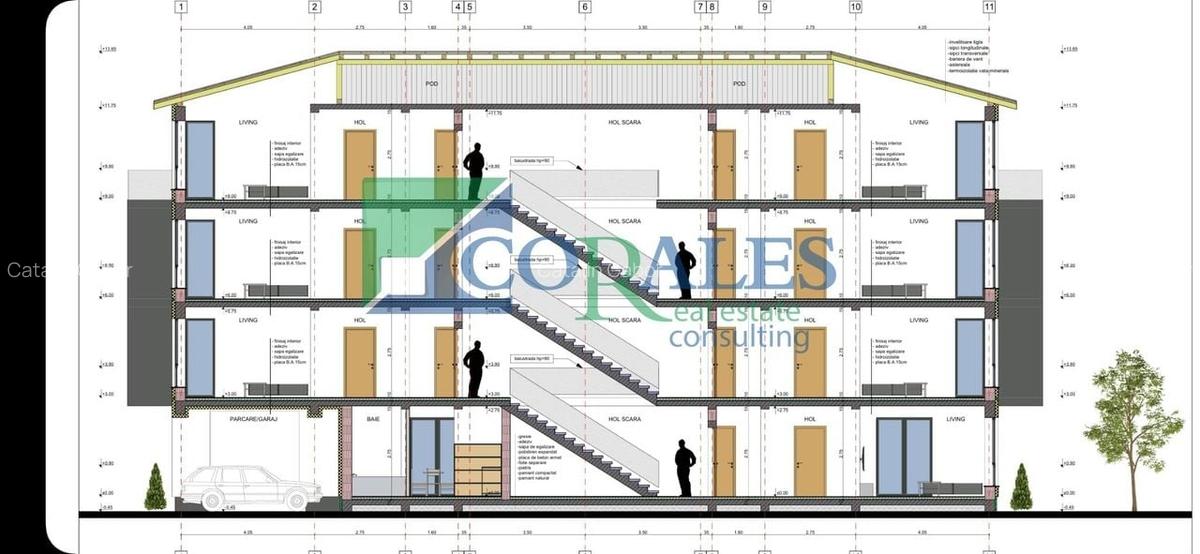 Apartament 2 camere – Etaj 3 cu terasă pe colț și vedere pe 2 părți | - 8