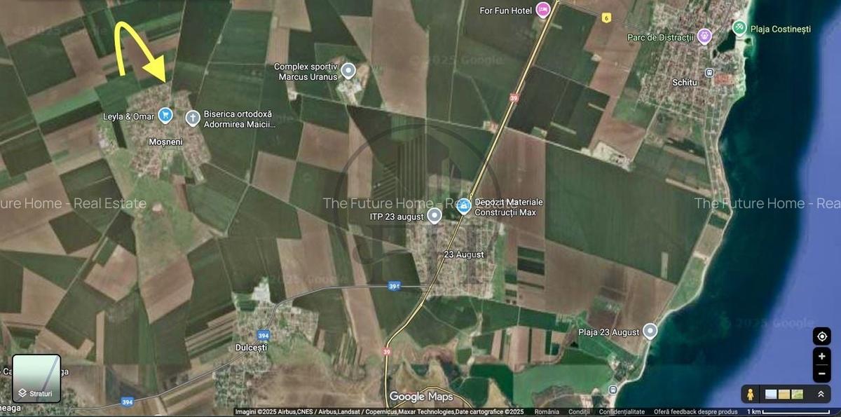 Teren intravilan de vanzare Mosneni, 23 August - 3