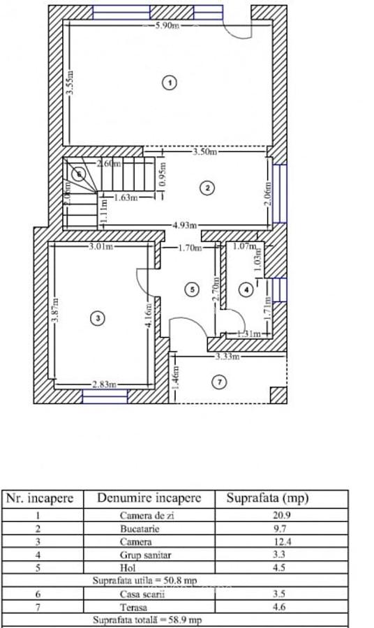 Casa 5 camere 123mp | 0 comision | Otopeni Ana Aslan | mobilat utilat - 19