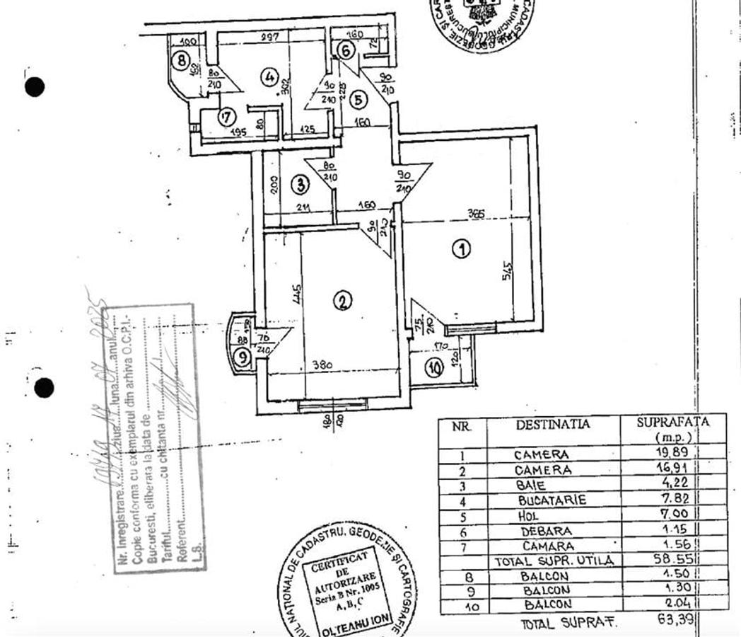 Vanzare 2 camere | Calea Vacaresti - Parc Tineretului  |  64 mp | etaj 3 | - 13