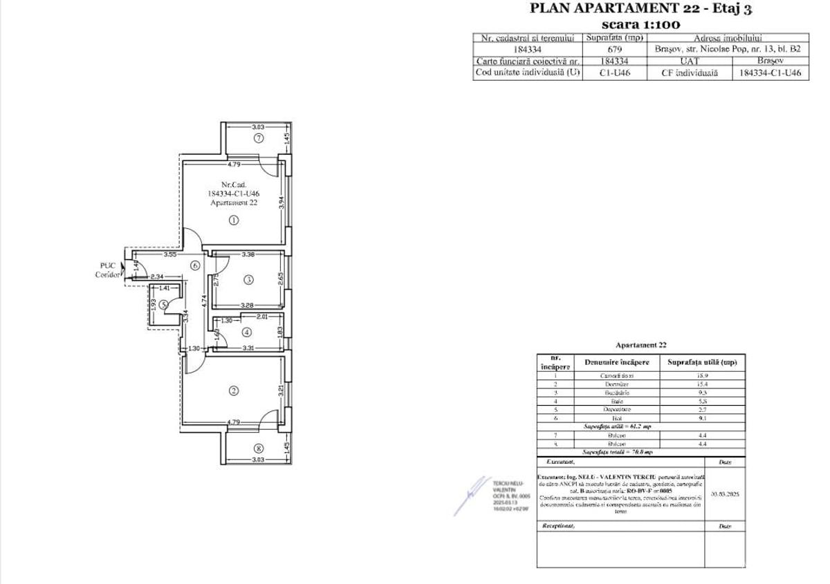 Apartament Deosebit 2 Camere – Paradis Residence, Sud-Est, 61 mp - 21