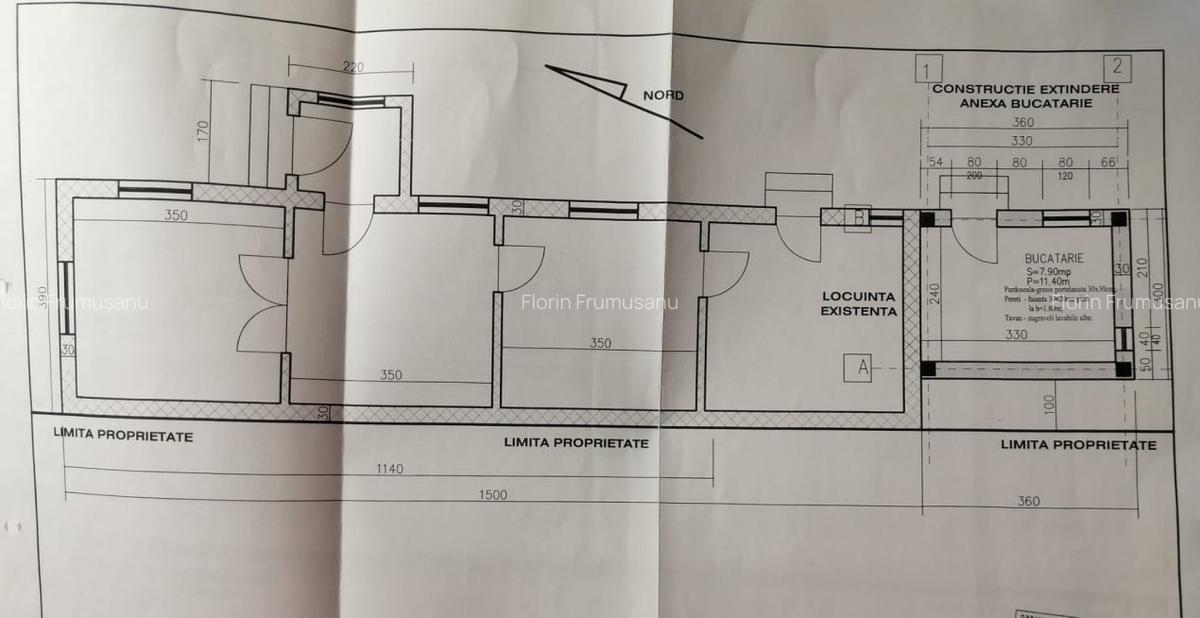Casa cu teren 300mp-Bucurestii Noi de vanzare - 9