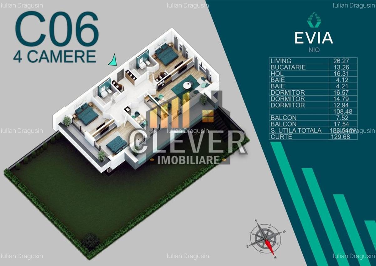 Apartament Premium 4 Camere-Gradina Proprie 130mp - 2