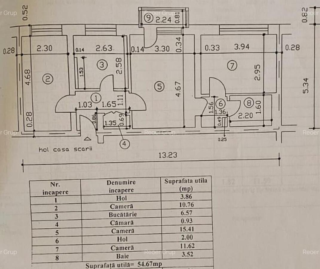 CINA-3cam, cf1, sd, 3/4, T, usi schimbate, intab - 62000 eur - 3 CINA-3cam, cf1, sd, 3/4, T, usi schimbate, intab - 62000 eur - 3