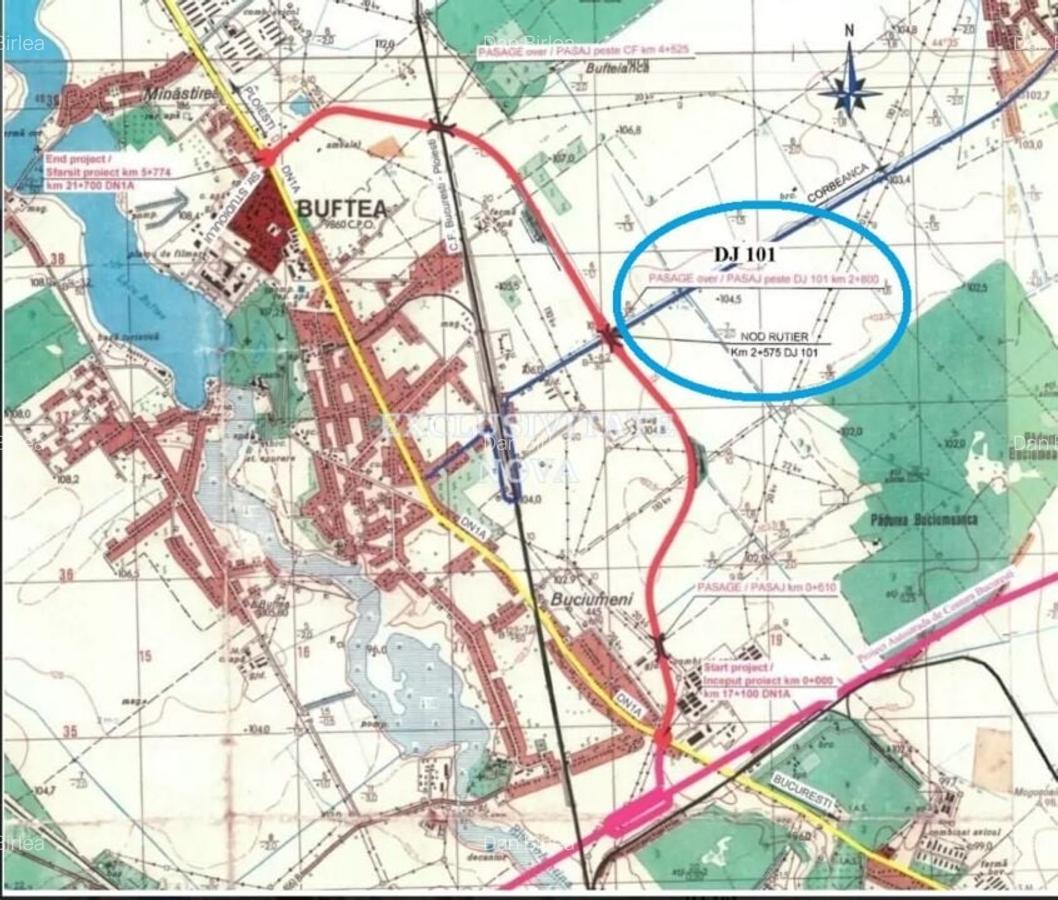 Vanzare teren Buftea TAMAS acces Autostrada A0 si Centura ocolitoare Buftea - 2