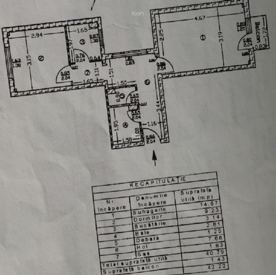 Vând apartament decomandat 2 cam 42 mp, 100 m metrou Romancieri amenajat complet - 2