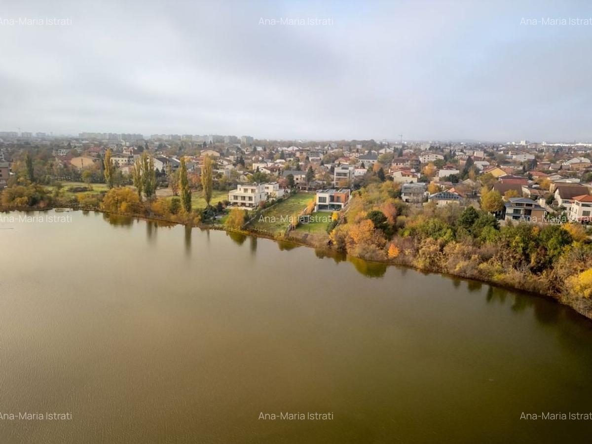 Smart-Home nZEB spectaculoasa Bucuresti Sector1 cu deschidere lac - teren 2000mp - 2