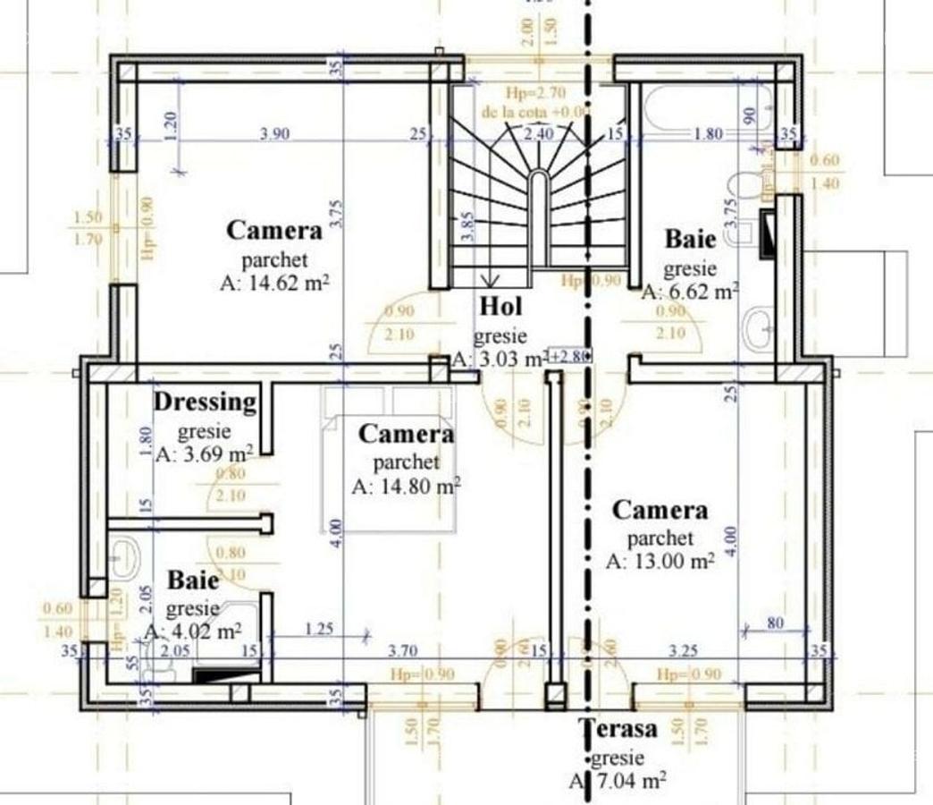Casa individuală 5 camere in Dezmir, teren 420 mp, utili 125 mp - 1